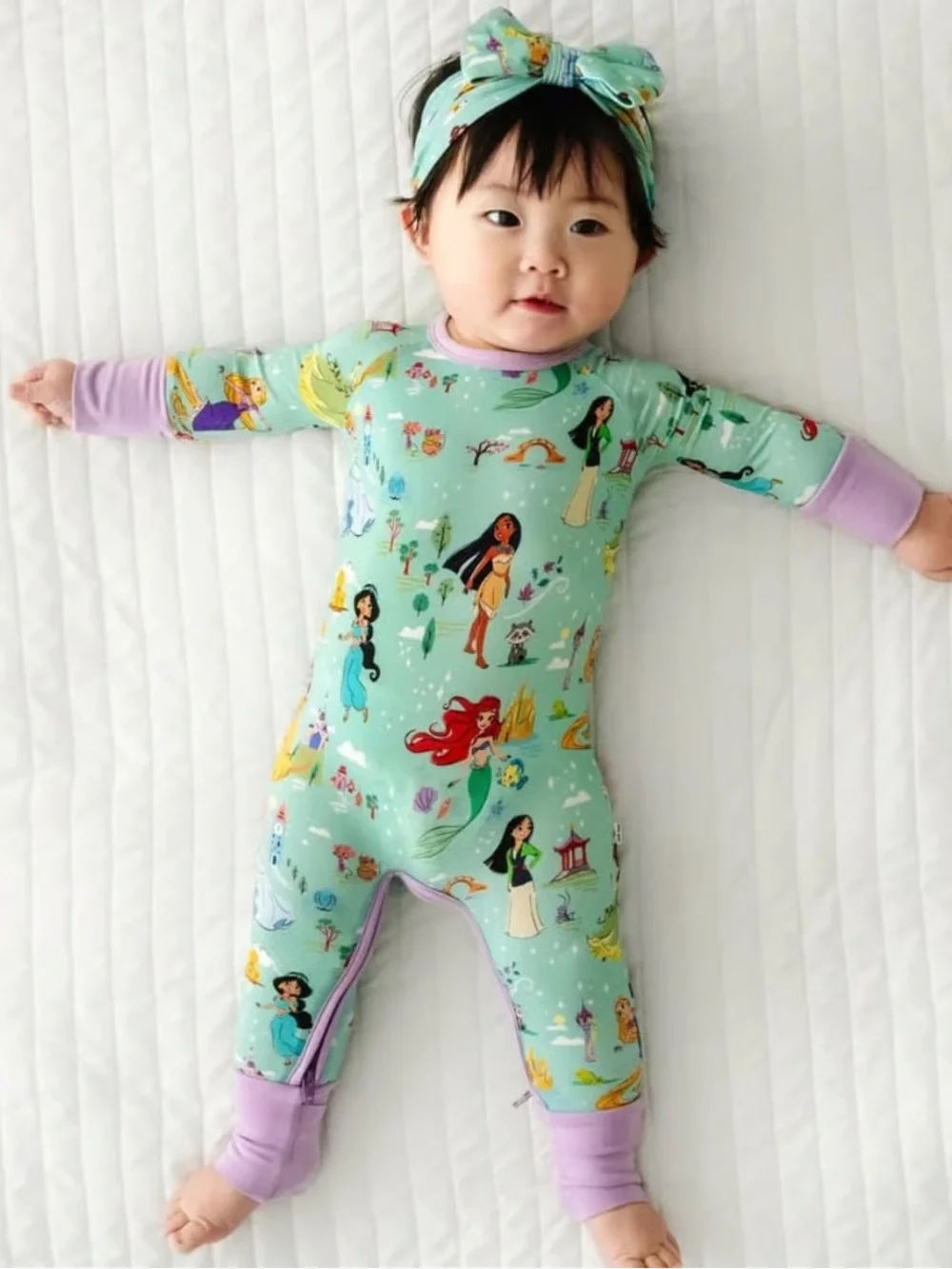 Little Sleepies Princess Dreams Crescent Zippy